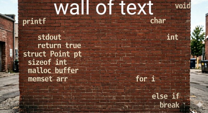 The Wall Of Text